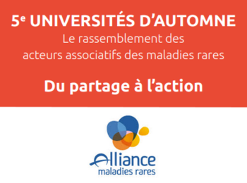 Les 5èmes Universités d’Automne 2020 de l’Alliance Maladies Rares