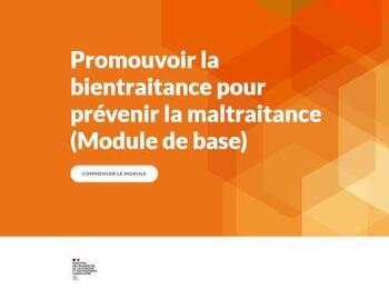 Une formation en ligne pour promouvoir la bientraitance pour prévenir la maltraitance