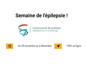 Semaine de l'épilepsie 100% en ligne