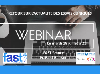 Webinar sur les essais cliniques en France sur le syndrome d'Angelman