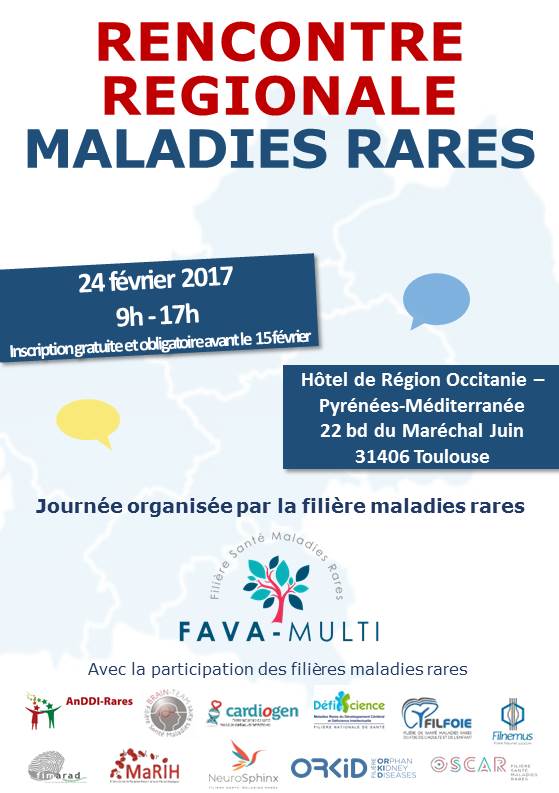 rencontre régionale maladies rares